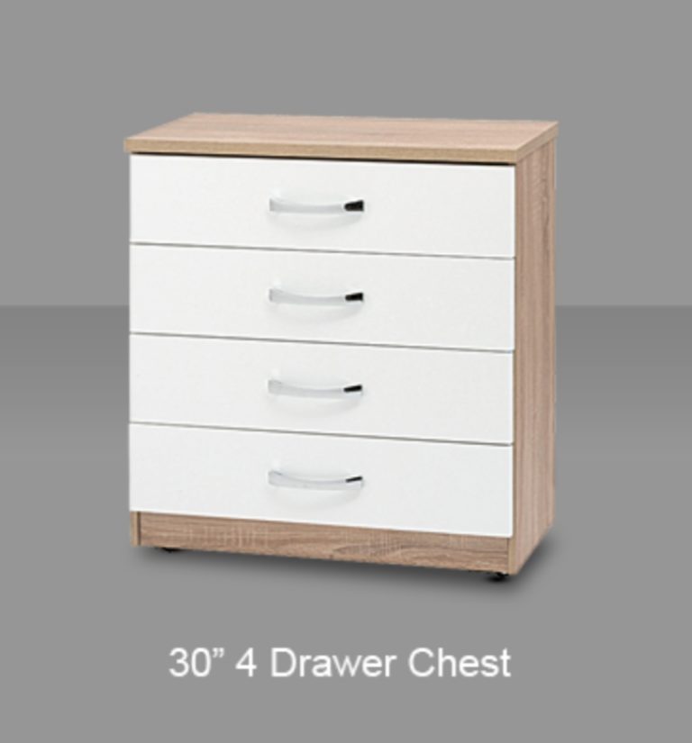 4 Drawer 30″ Chest Of Drawers Fully Assembled That Shop 9290